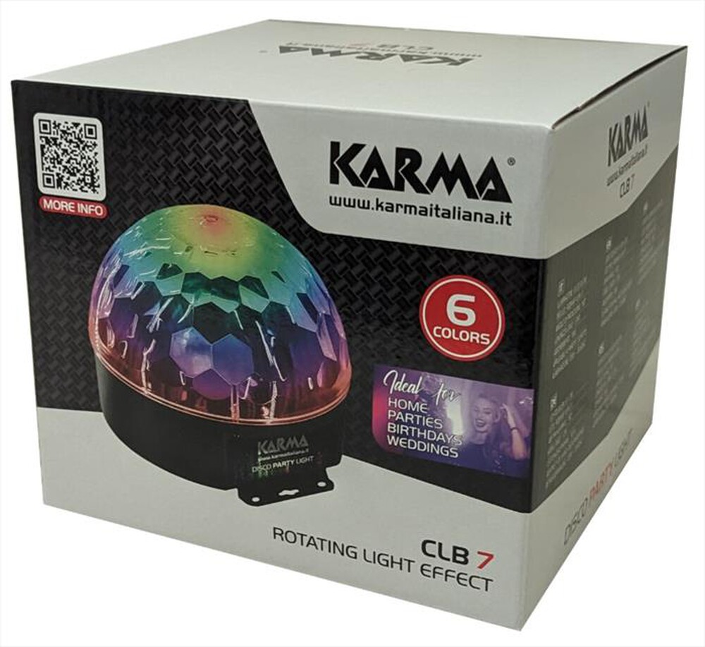Immagine del prodotto KARMA - Effetto luce a led CLB 7-Nero