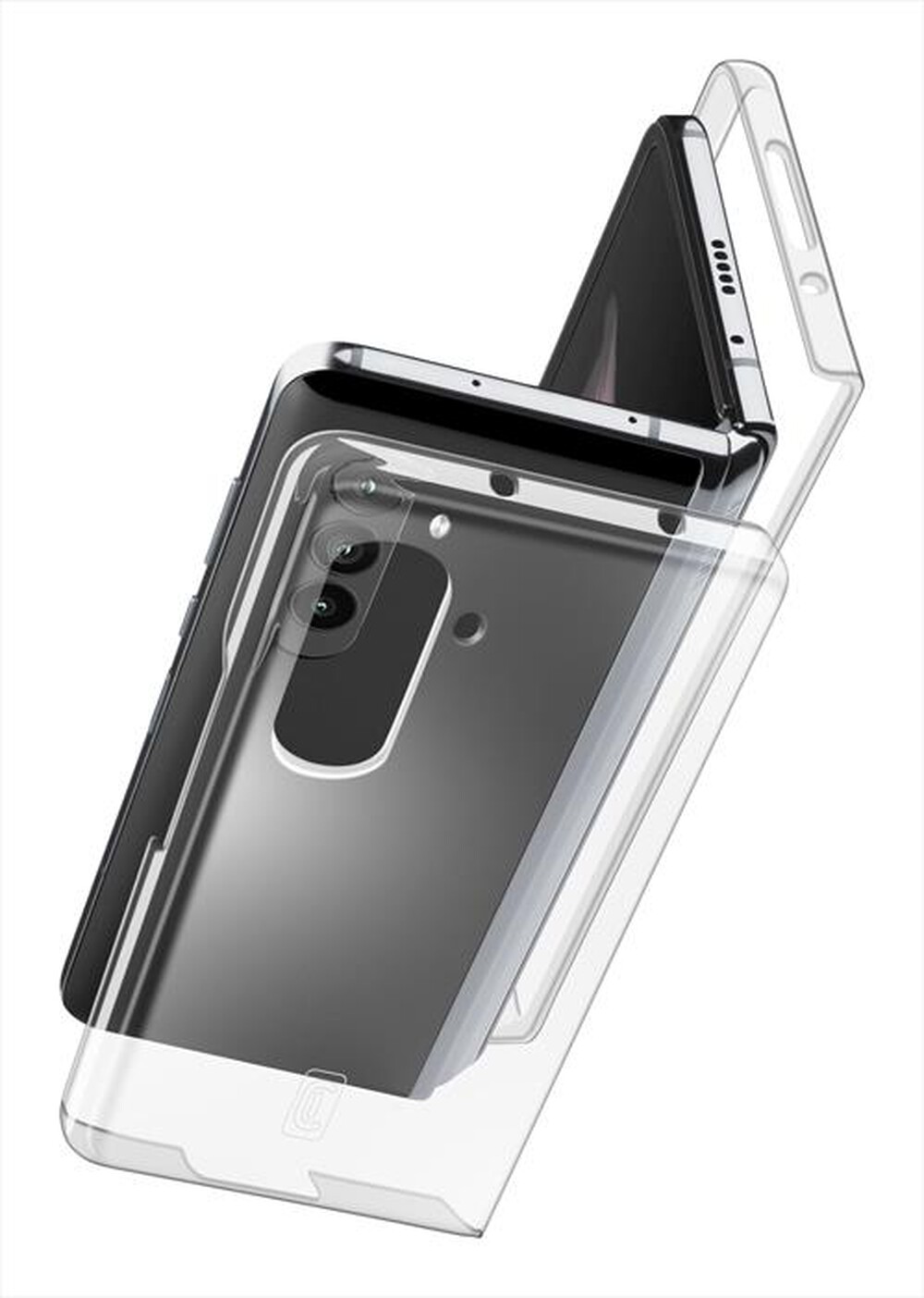 "CELLULARLINE - Custodia Back CLEARCSGALZFOLD5T Galaxy Z Fold5-Trasparente"