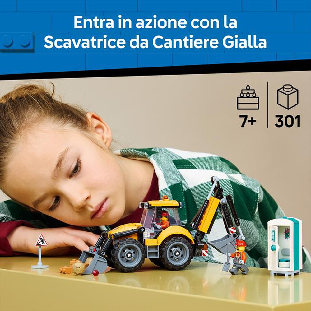 Immagine del prodotto LEGO - CITY Scavatrice da cantiere gialla - 60480