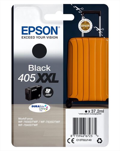 EPSON - EPSON INCHIOSTRO  SERIE VALIGIA 405XXL NERO-Nero XXL