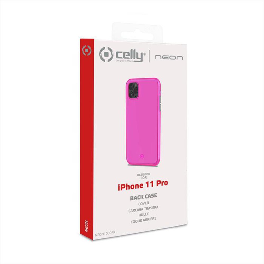 "CELLY - NEON1000PK - NEON IPHONE 11 PRO PK-Rosa/TPU"