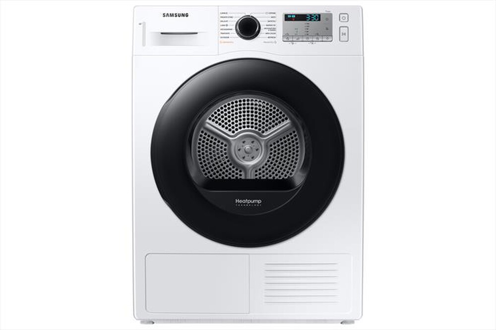 "SAMSUNG - Asciugatrice DV90TA040AH/ET - 9 Kg - A++-Bianco oblò Crystal Black"