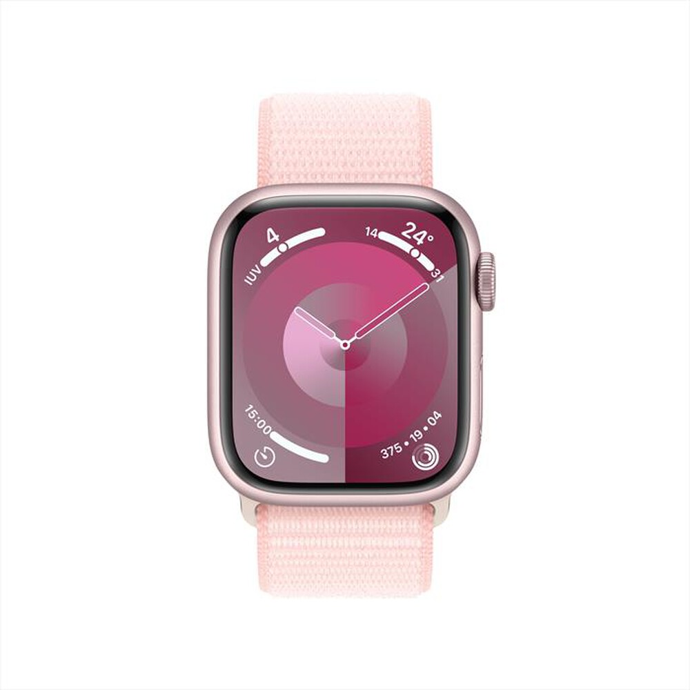 "APPLE - Watch Series 9 GPS Cassa 41mm Rosa-Rosa Confetto"