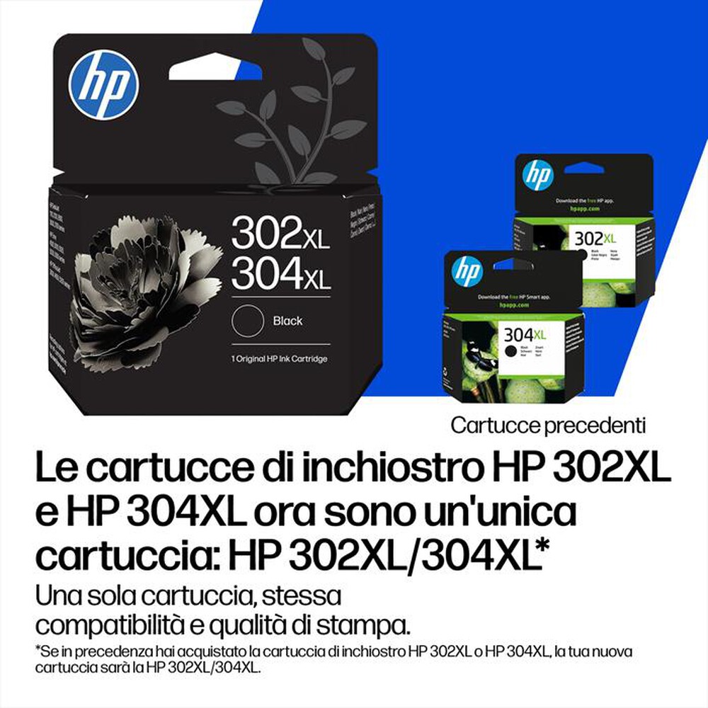 Immagine del prodotto HP - CARTUCCIA DI INCHIOSTRO NERO ORIGINALE 302XL/304XL-Nero, Alta capacit&agrave;