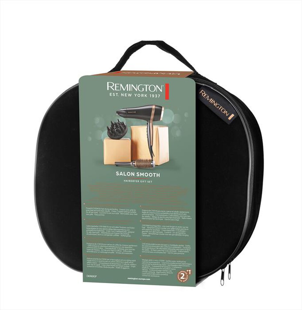 "REMINGTON - Asciugacapelli D6960GP-NERO/ORO"