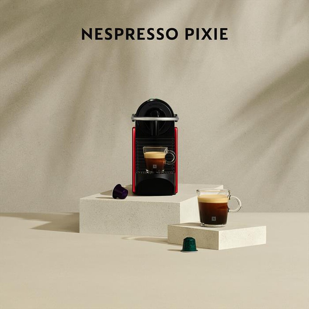 "DE LONGHI - PIXIE REFRESH NESPRESSO EN124.S MACCHINA CAFFÈ-Silver"