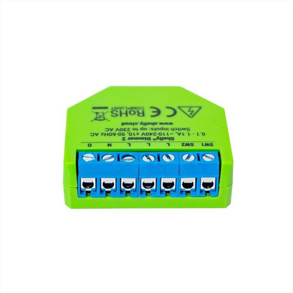 "SHELLY - Dispositivo Wi-Fi DIMMER 2-GREEN"