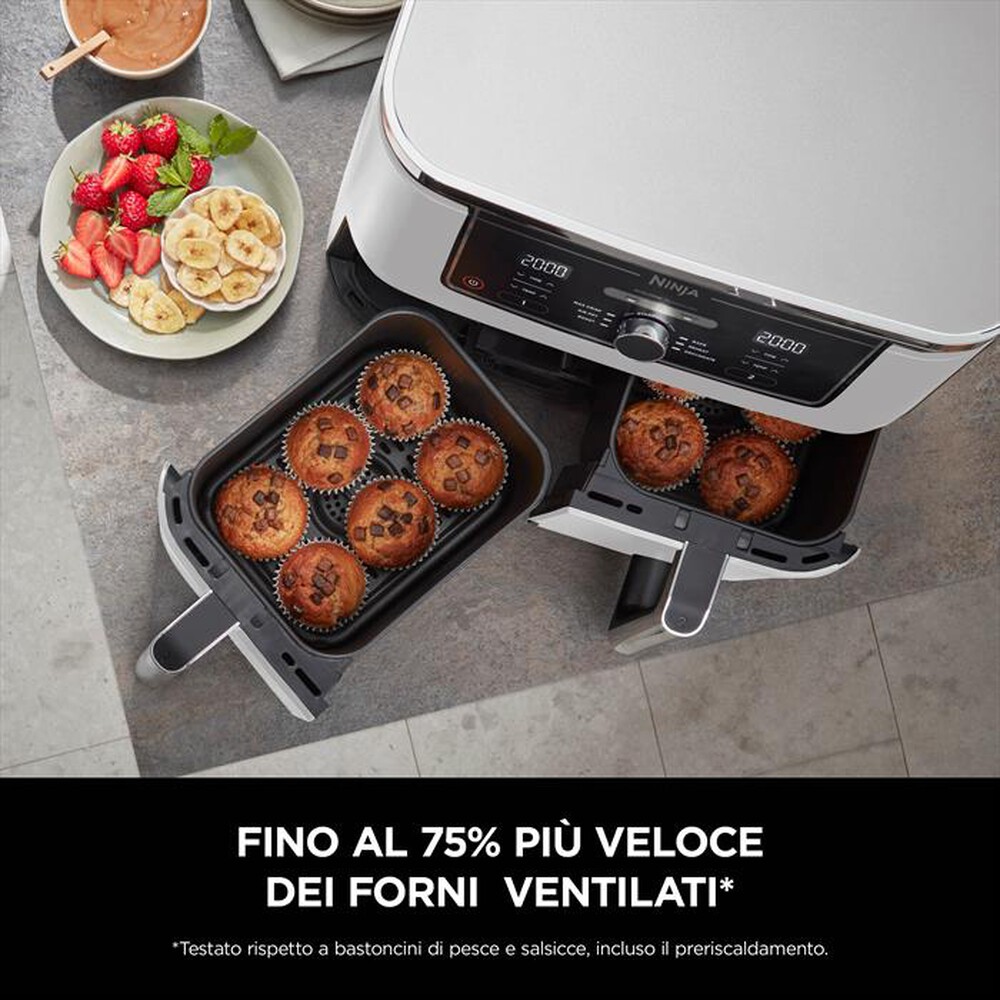 "NINJA - FRIGGITRICE AD ARIA DOPPIA MAX9,5L AF400EUWH-Bianca"