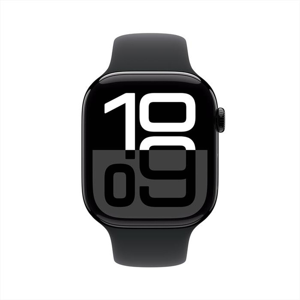 "APPLE - Watch Series 10 GPS 46mm Alluminio-Jet Black Sport Band Nero S/M"
