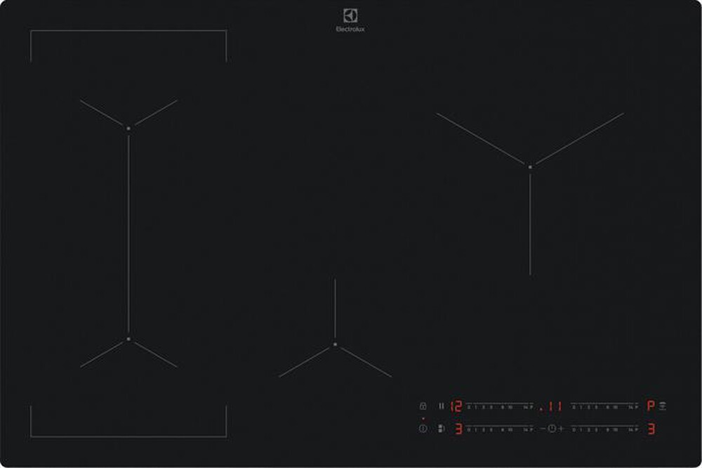 Immagine del prodotto ELECTROLUX - Piano cottura elettrico EIV83443CT 78cm-Nero opaco