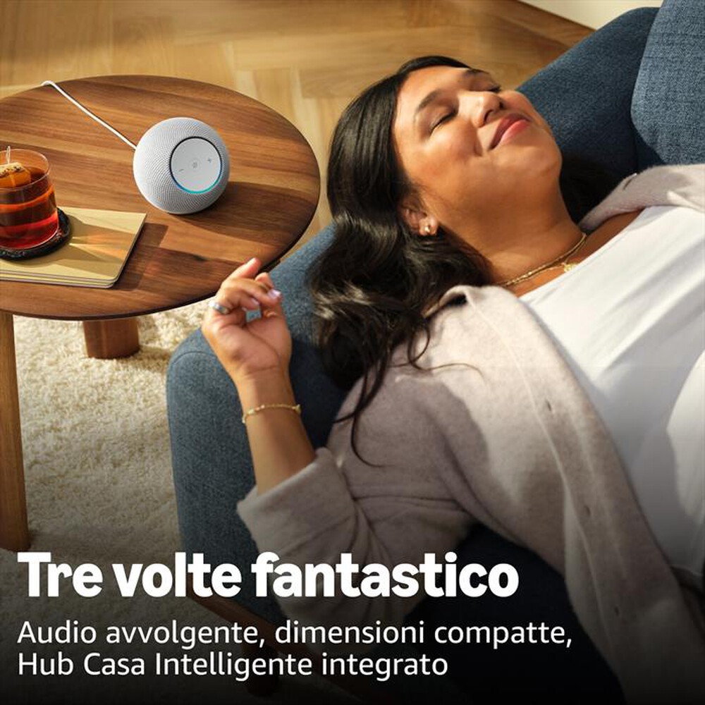 Immagine del prodotto AMAZON - Altoparlante Alexa ECHO DOT MAX (2025 RELEASE)-Glacier White
