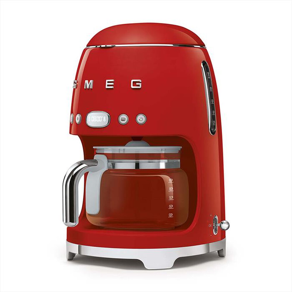 "SMEG - Macchina da Caffè Filtro 50's Style – DCF02RDEU-rosso"