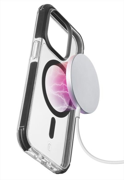 CELLULARLINE - Custodia back TETRACMAGIPH15T per iPhone 15-Trasparente