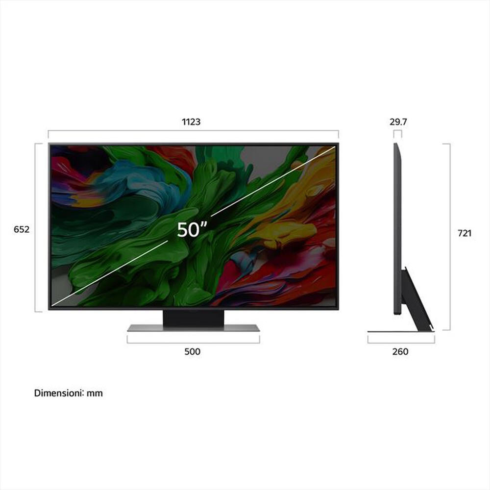 "LG - Smart TV 50\" QNED EVO AI 50QNED86A6C"