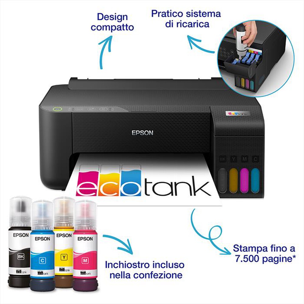 "EPSON - Stampante ECOTANK ET-1810-Nero"