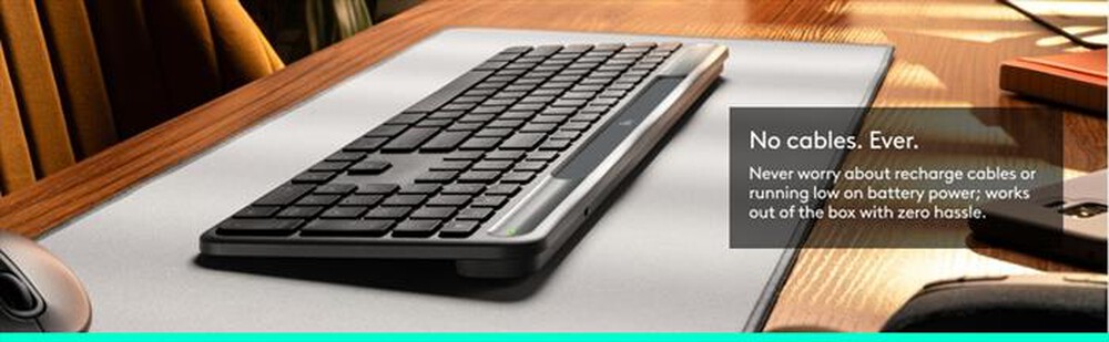 Immagine del prodotto LOGITECH - Tastiera Wireless SIGNATURE SLIM SOLAR+-Graphite