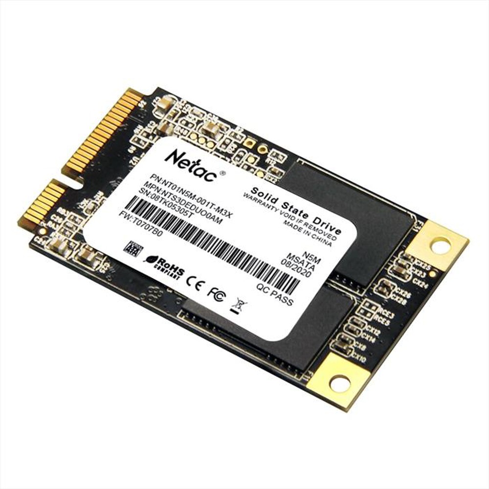 "NETAC - SSD MSATA SATAIII N5M 1TB-NERO"