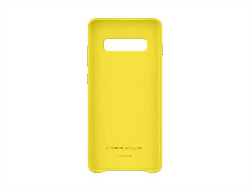 "SAMSUNG - LEATHER COVER GALAXY S10+-GIALLO"