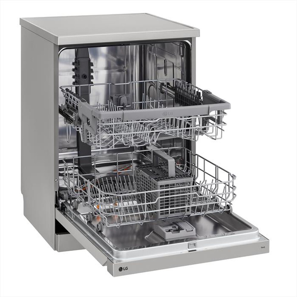 "LG - Lavastoviglie QUADWASH DF242FPS Classe D 14 copert-Platinum Silver"