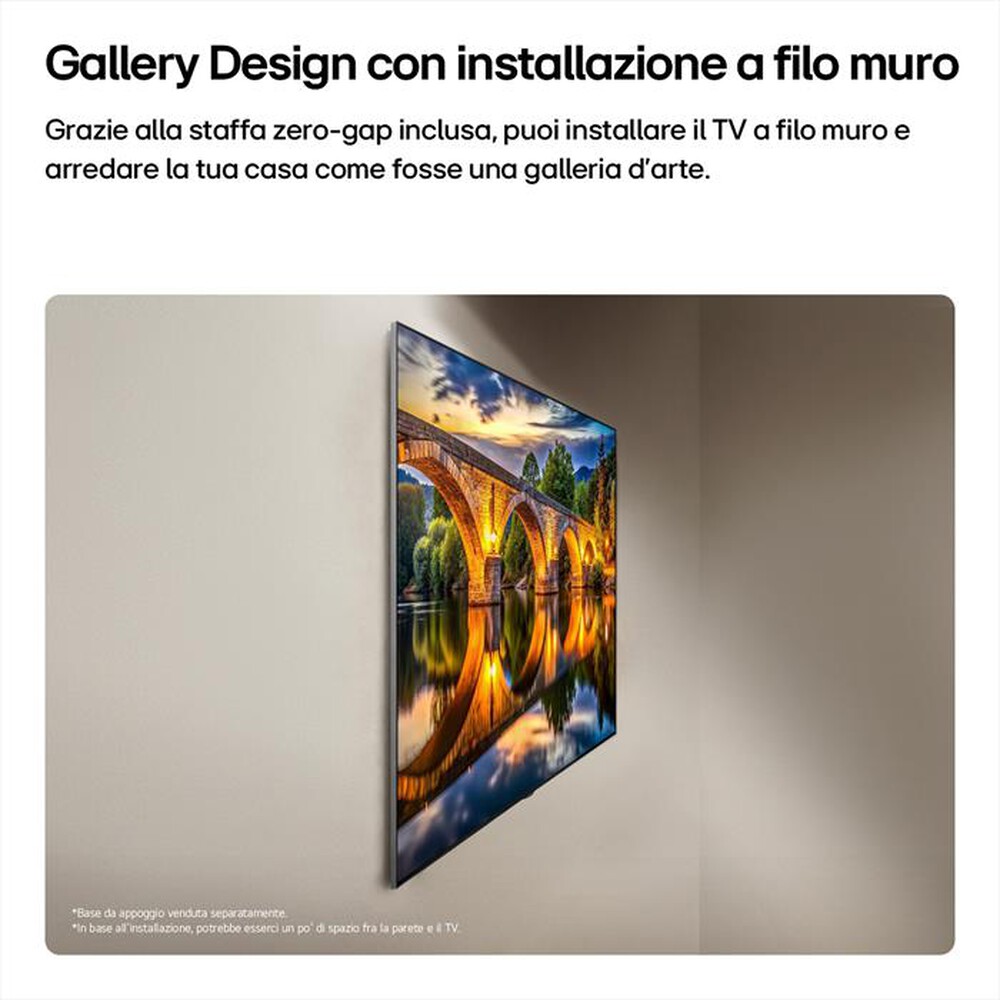 Immagine del prodotto LG - Smart TV OLED Evo AI 4K 55" G6 OLED55G64LW-Dark Satin Silver