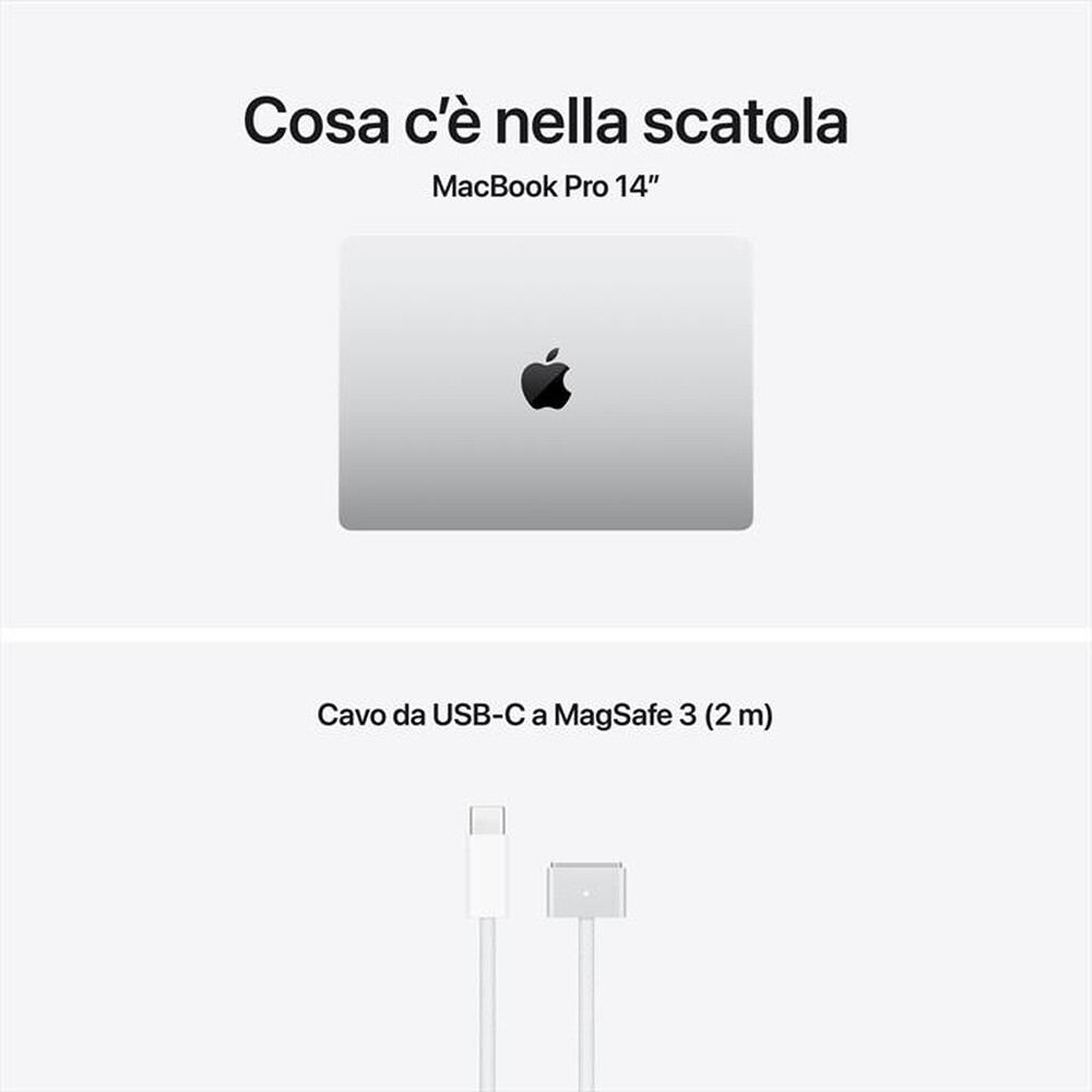 Immagine del prodotto APPLE - MacBook Pro 14" M5 Max Core 18 CPU 32 GPU 36GB 2TB-Argento