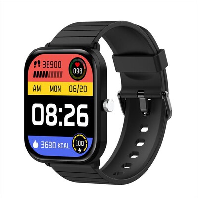 CELLY - TRAINERMATE2BK - SMARTWATCH QUADRATO-Nero
