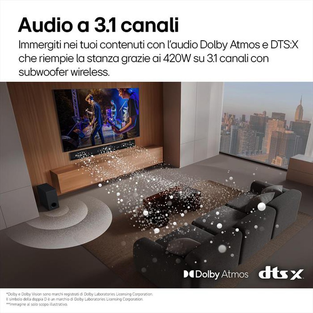 "LG - Soundbar SG10TY-Satin Silver"