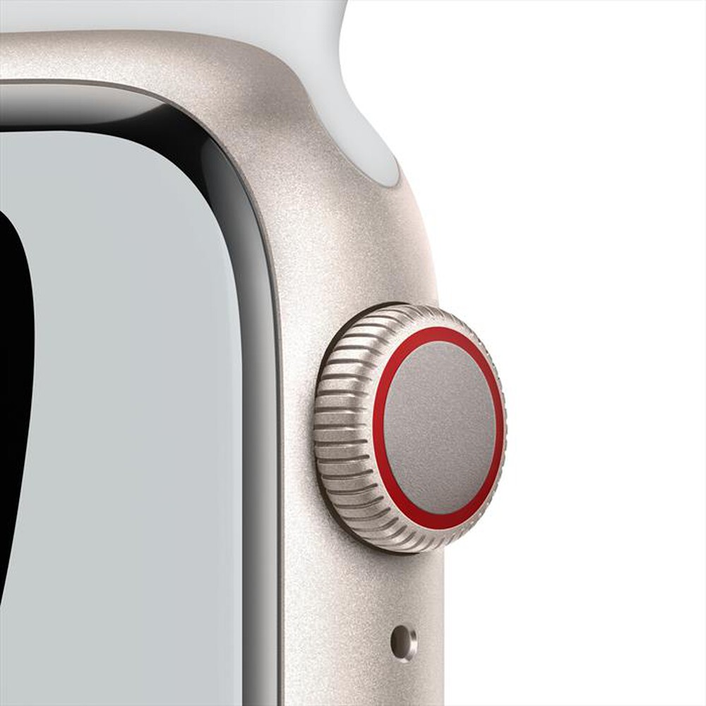"APPLE - Watch NIKE Series 7 GPS+Cellular 41 Allu-Galassia Sport PlatinoPuroNero"