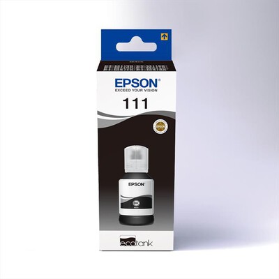 EPSON - 111 ECOTANK PIGMENT BLACK INK BO-Nero