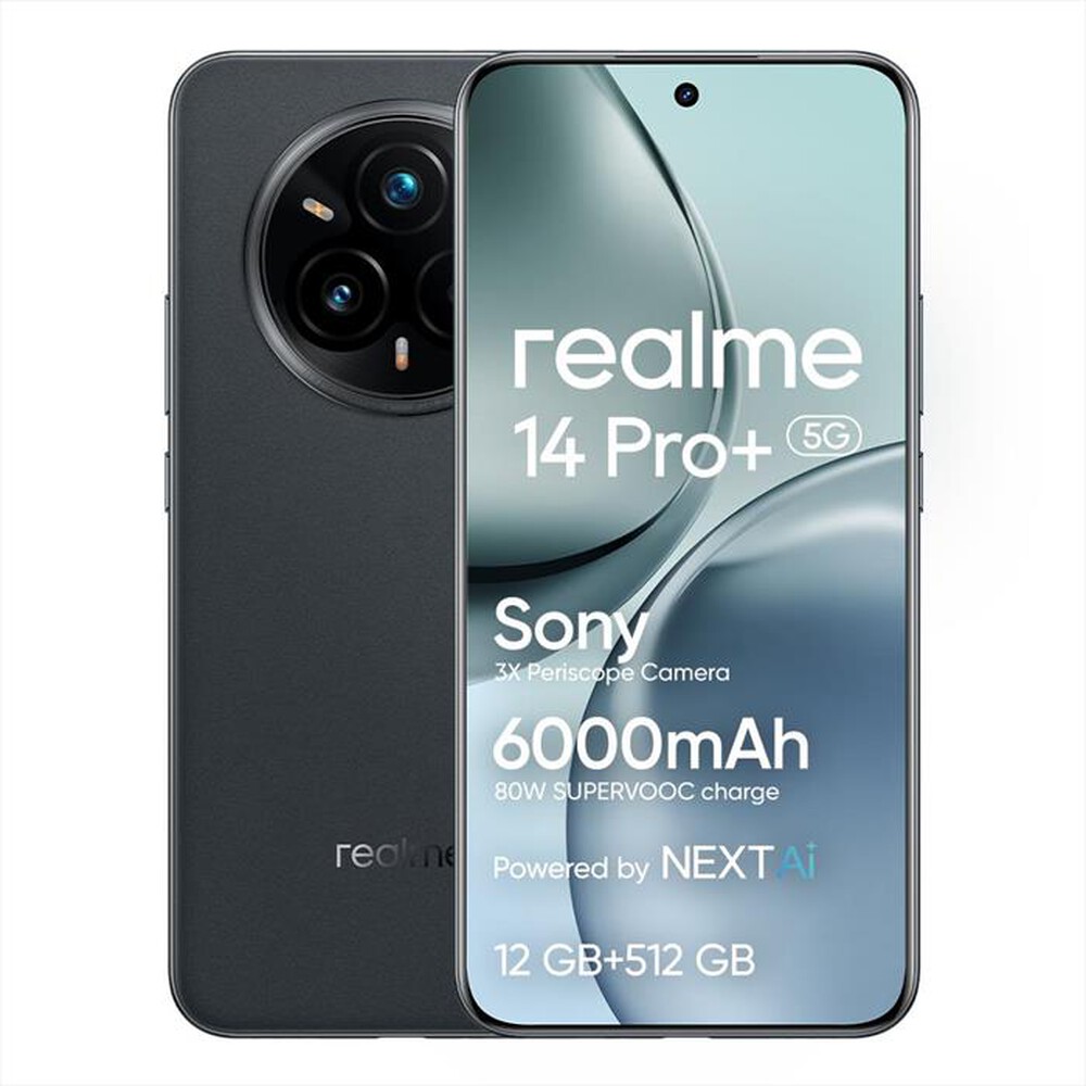 Immagine del prodotto REALME - Smartphone REALME 14 PRO+ 5G (512GB 12GB)-Suede Grey