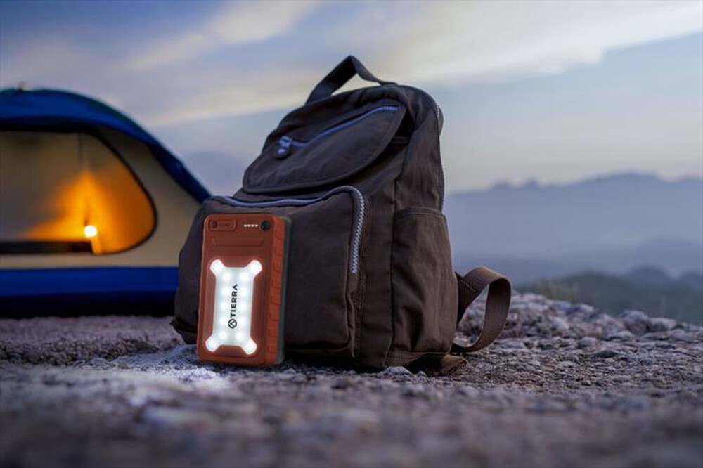 Immagine del prodotto CELLULARLINE - POWER BANK SOLAR PRO 4 PANNELLI SOLARI ETFE 1.5W-Arancione