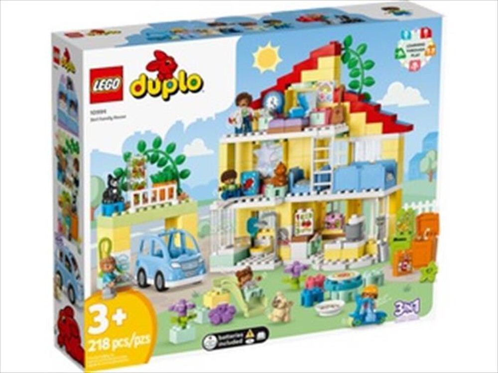 "LEGO - DUPLO Casetta 3 in 1 - 10994-Multicolore"