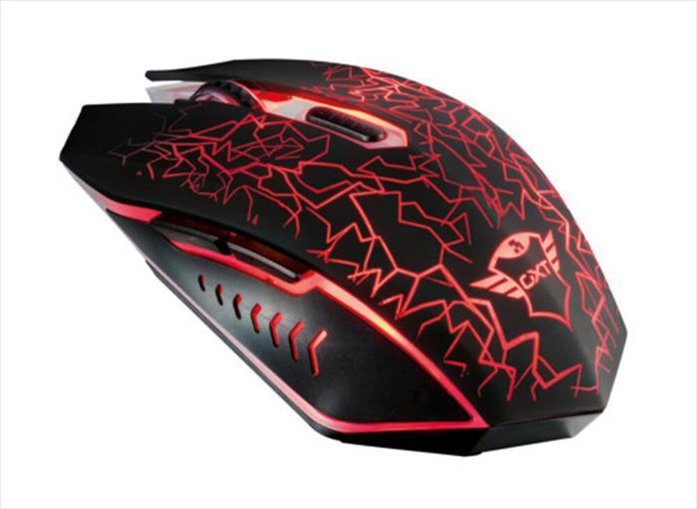 "TRUST - GXT107 IZZA-WL GAMING MOUSE-Black"