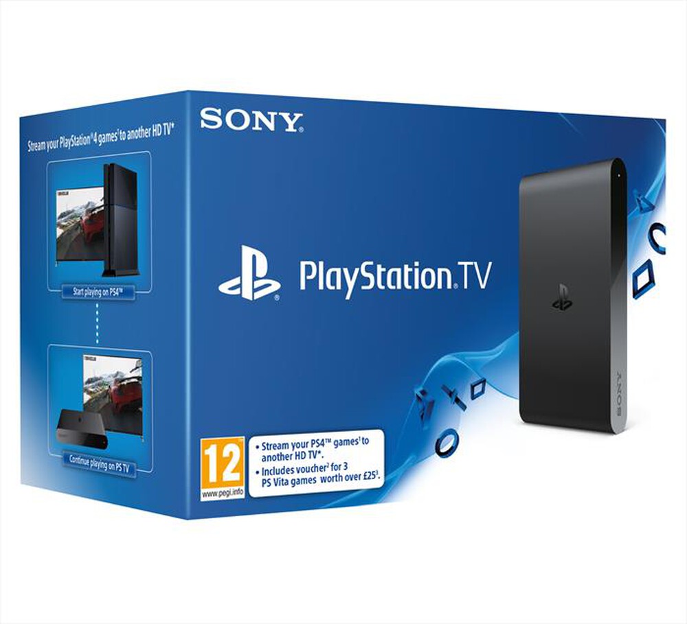 "SONY COMPUTER - Playstation TV + Ps TV Voucher-Nero"