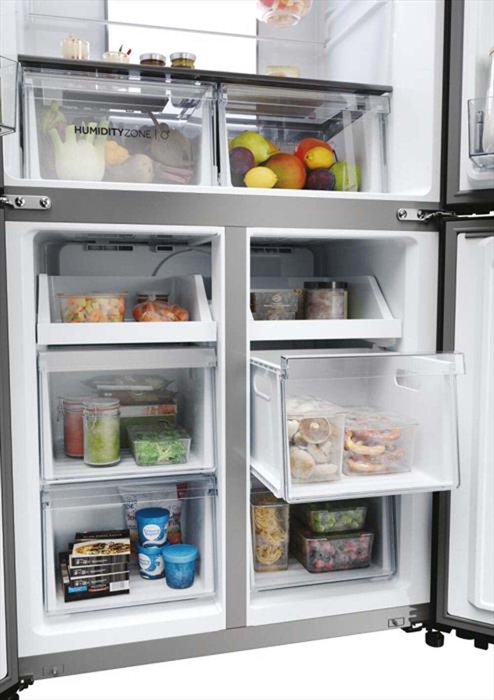 "HAIER - Frigorifero 4 porte HCR7818DWPT Classe D 467 lt-Black"