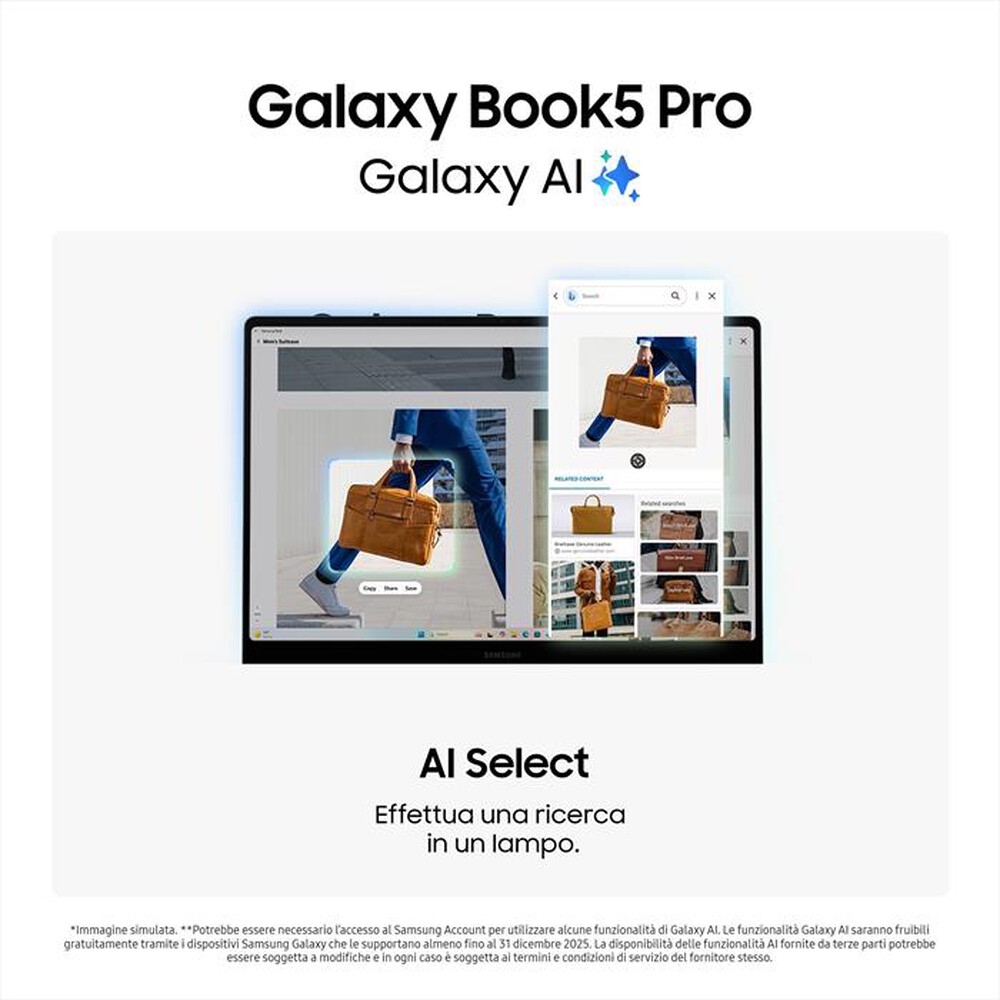 Immagine del prodotto SAMSUNG - GALAXY BOOK5 PRO 14"-Gray