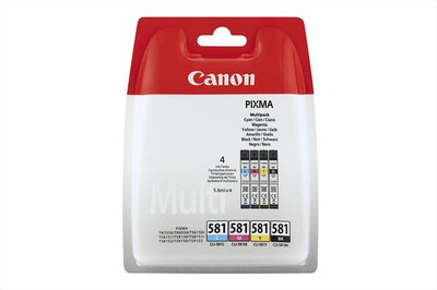CANON - CLI-581 C/M/Y/BK MULTI BL SEC-C/M/Y/BK