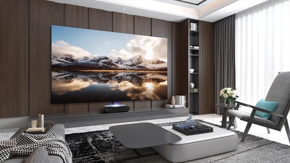 "HISENSE - Laser Tv Smart Tv 120\" 120L5F-A12 Pannello soft-Black / Grey"