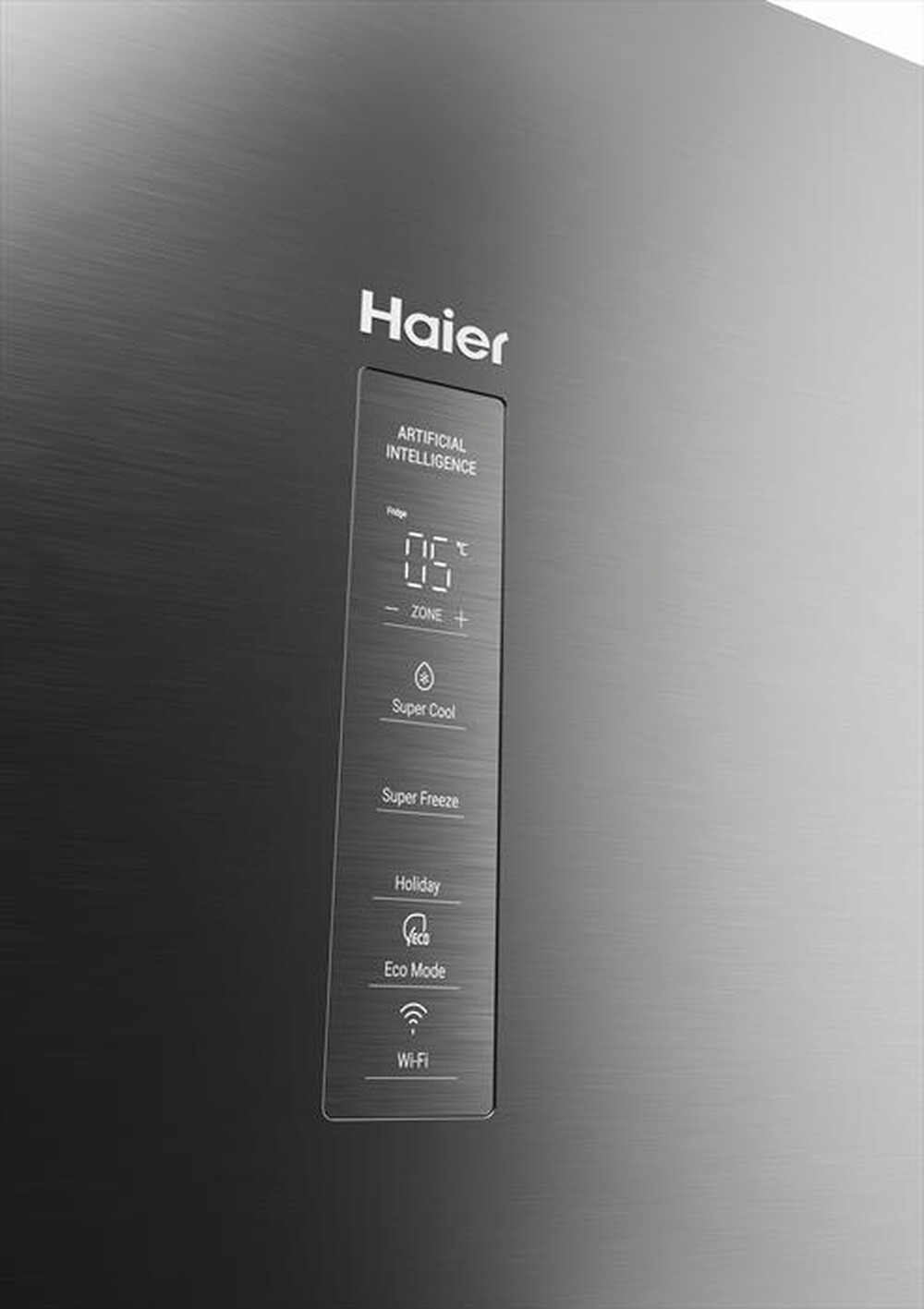"HAIER - Frigorifero combinato HDPW3620CNPK Classe C 406 lt-Acciaio inossidabile"