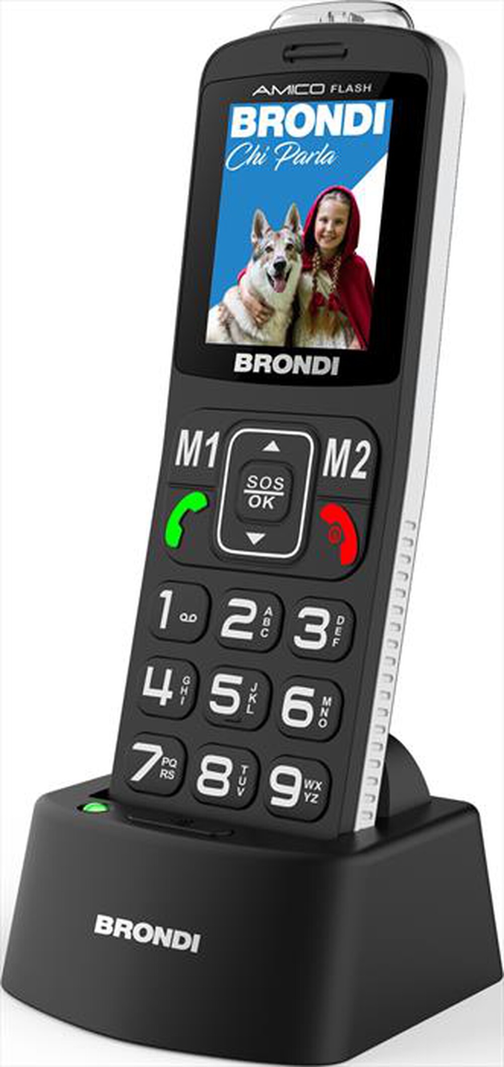 Immagine del prodotto BRONDI - Cellulare AMICO FLASH-BLACK