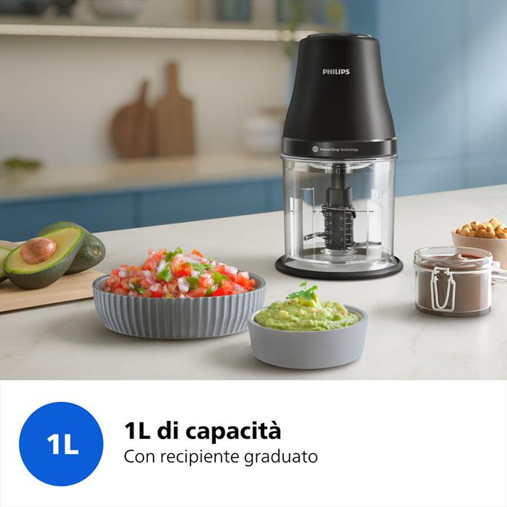 Immagine del prodotto PHILIPS - Tritatutto SERIE 3000 HR1501/00-Nero