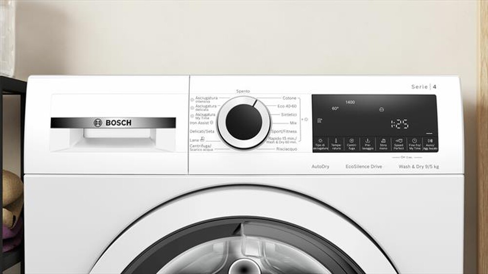 Immagine del prodotto BOSCH - Lavasciuga WNA144V0IT 9/5 Kg Classe B-Bianco