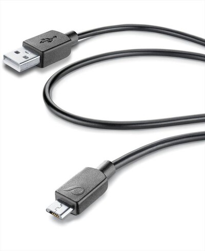 CELLULARLINE - USBDATA06MUSBK MicroUSB Cavo USB da 60cm-Nero