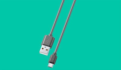 CELLULARLINE - PLCABMUSB1MK Cavi Dati-Ploos-Micro USB-Nero