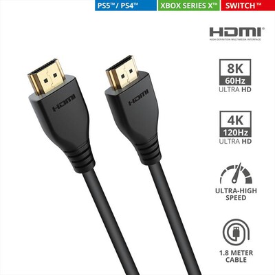 TRUST - GXT731 RUZA HIGH SPEED HDMI CABLE-Black