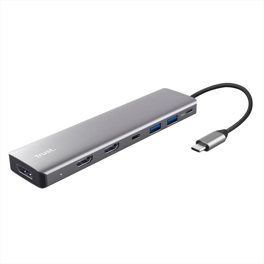 "TRUST - DALYX 7-IN-1 MULTIPORT ADAPTER-Grey"
