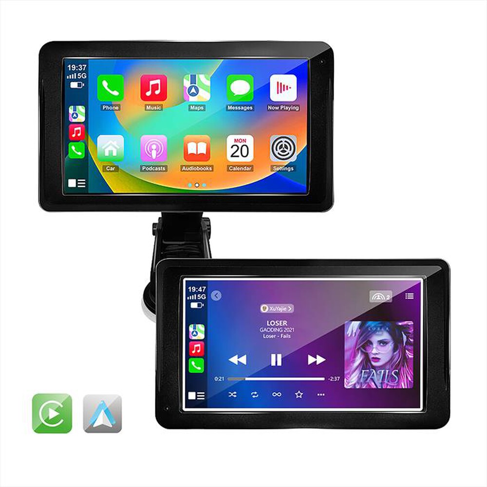"TECHNAXX - CAR PLAY CON DISPLAY TOUCH DA 7” TX-320-Nero"
