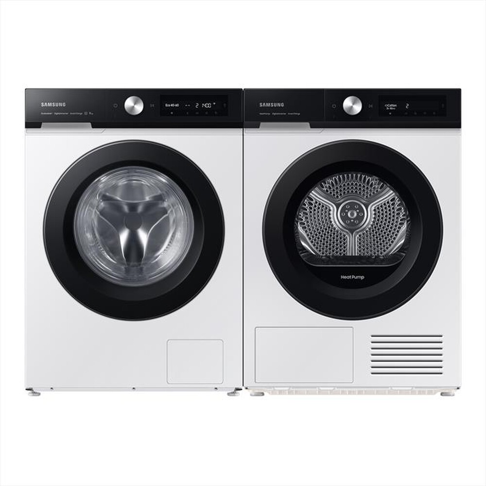 "SAMSUNG - Asciugatrice DV90BB5245AES3 9 Kg Classe A+++-bianco oblò black"