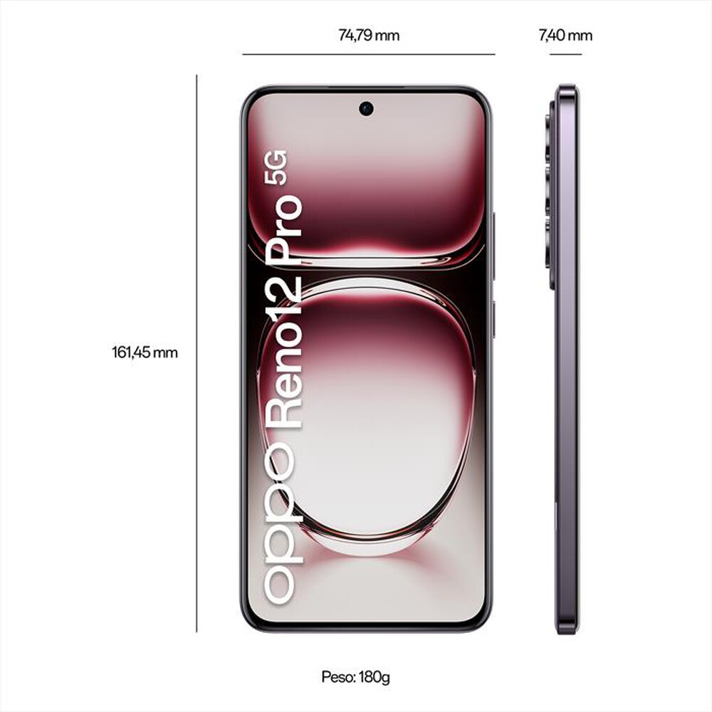 "OPPO - Smartphone RENO12 PRO 12+512-NEBULA BLACK"
