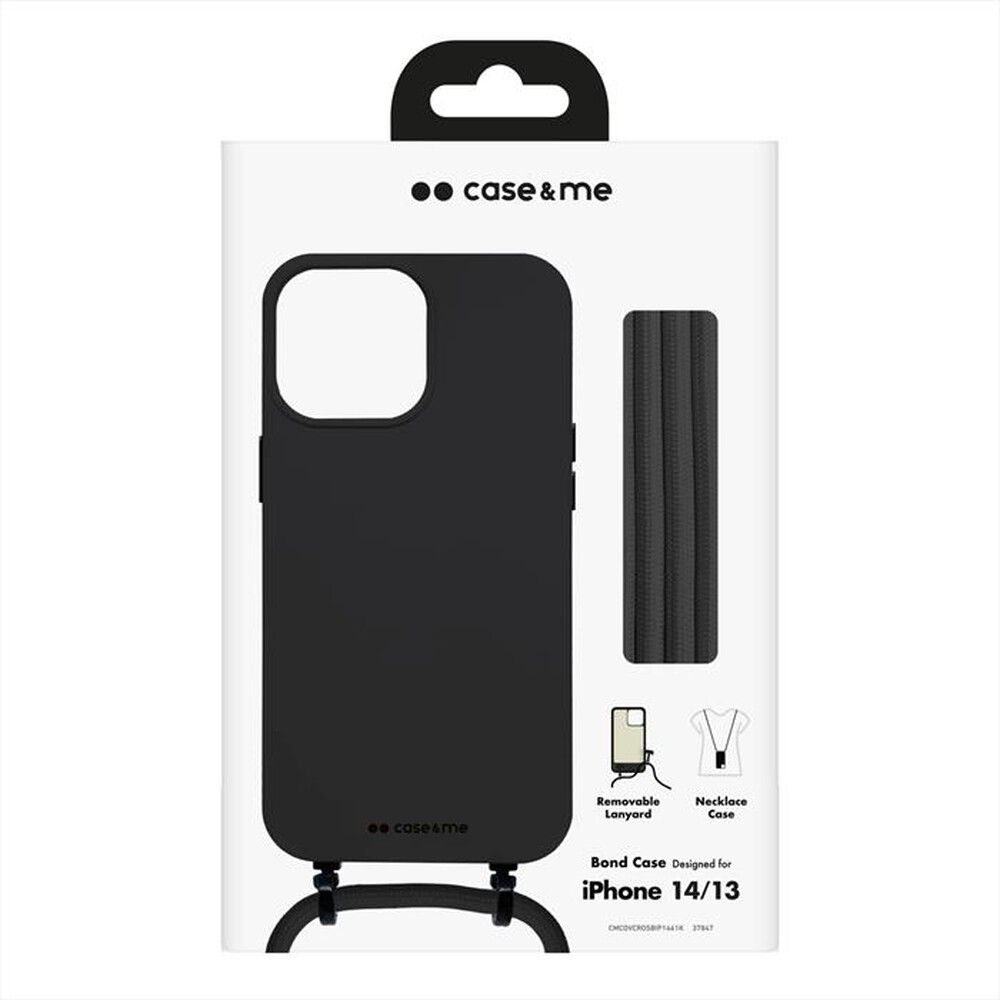 "CASEME - Cover Crossbody CMCOVCROSBIP1461K iPhone 14-Nero"
